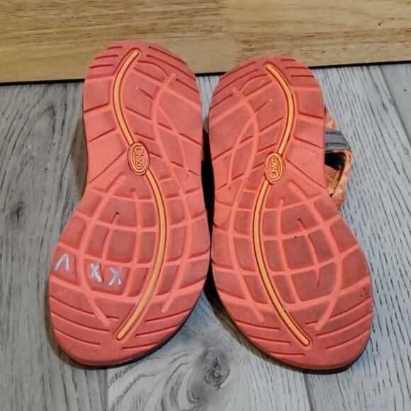 Chaco Strappy Sandals Shoes Orange Adjustable Strap Women's WOMAN'S Size 7 - Picture 11 of 16